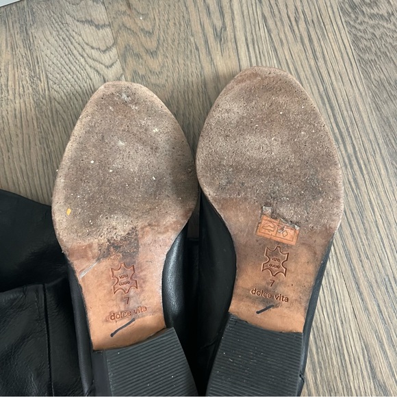 Dolce Vita Knee High Leather Boots - Picture 3 of 3